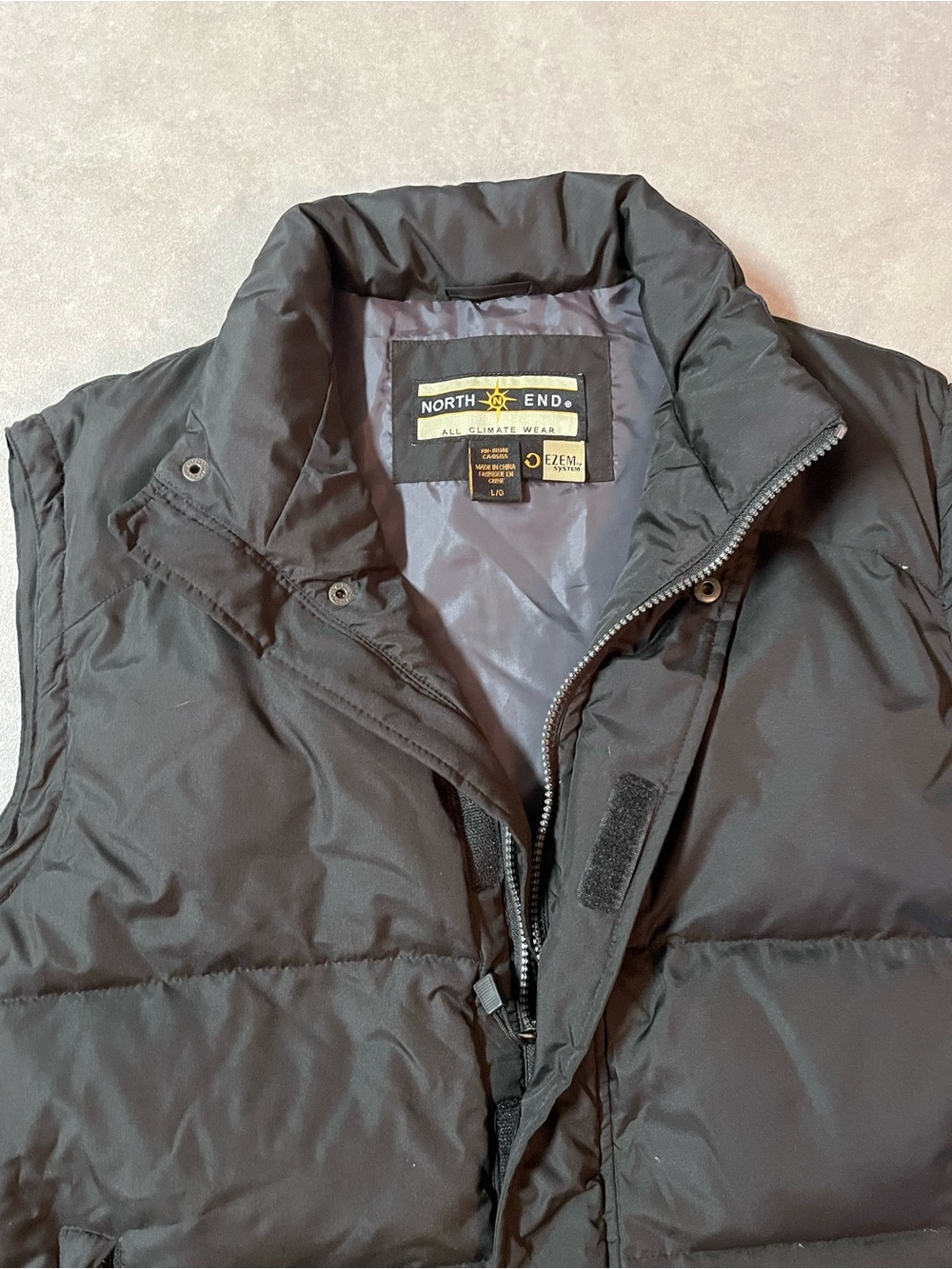 North End Black Quilted Puffer Vest Lightweight Insulated Layer
Large
Like new
